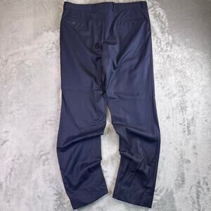 Ted Baker London Dress Pants Navy Wool Trousers Tailored 35R Jefferson